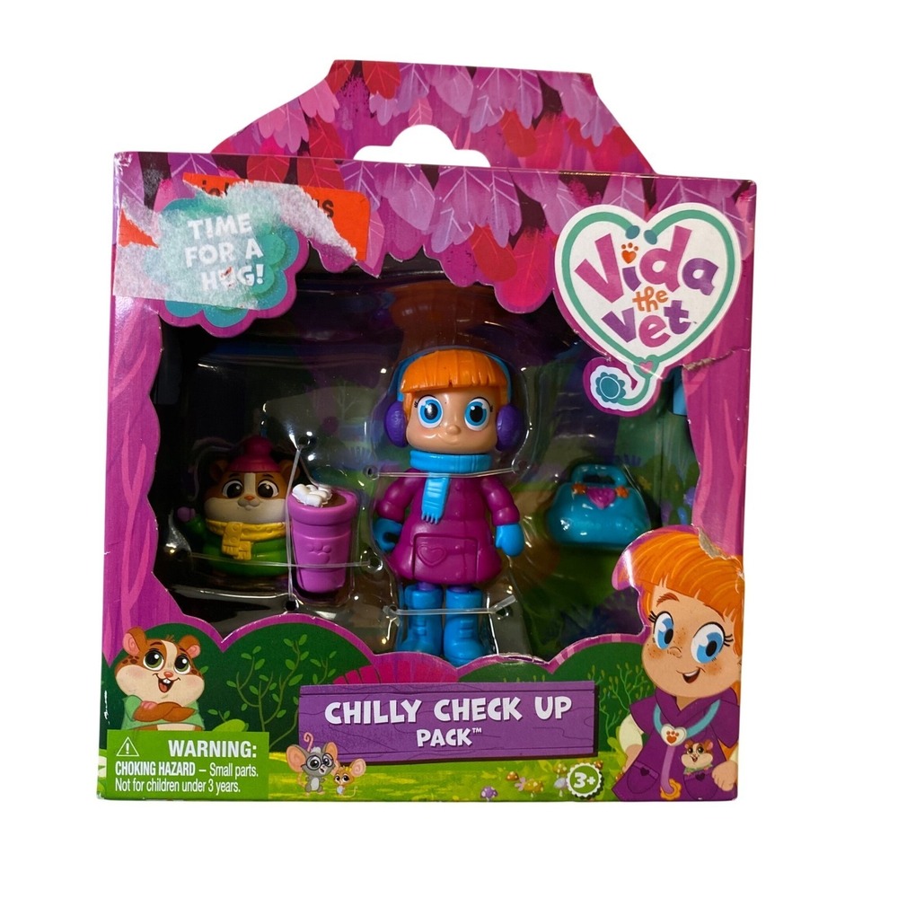 Vida The Vet Chilly Check Up Pack Figure Playset Spin‎ Master 2024 New